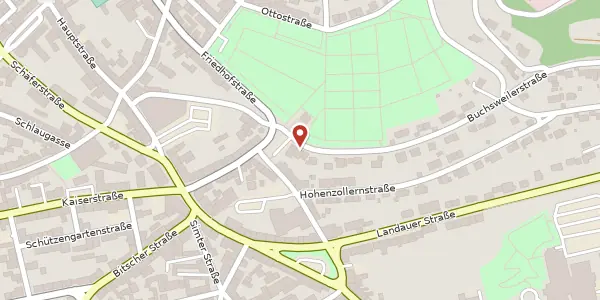 Karte der Umgebung von Buchsweilerstraße 18, 66953 Pirmasens