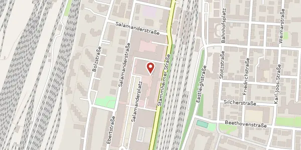 Karte der Umgebung von Stammheimer Straße 10, 70806 Kornwestheim
