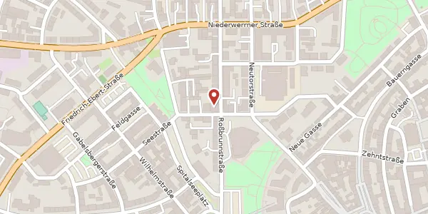 Karte der Umgebung von Roßbrunnstraße 15, 97421 Schweinfurt