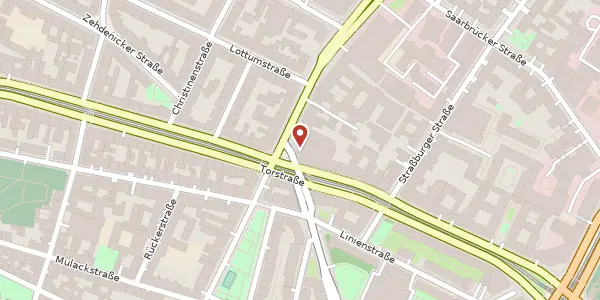 Karte der Umgebung von Torstraße 49, 10119 Berlin