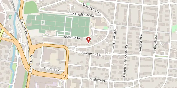 Karte der Umgebung von Friedenstraße 11, 89522 Heidenheim