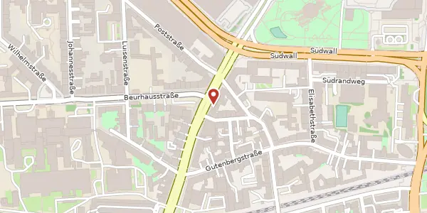 Karte der Umgebung von Hohe Str. 12, 44139 Dortmund