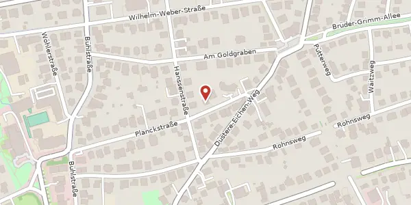 Karte der Umgebung von Planckstraße 19 a, 37073 Göttingen
