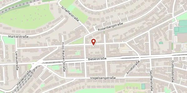 Karte der Umgebung von Forststraße 175, 70193 Stuttgart