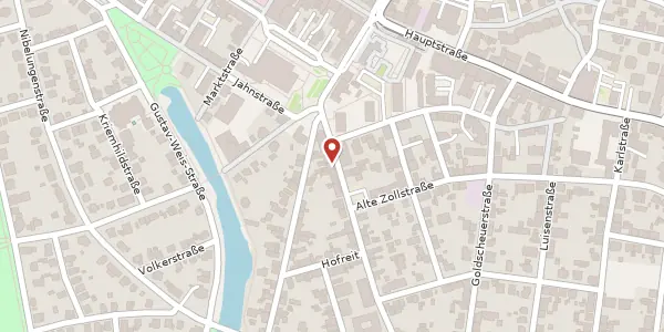 Karte der Umgebung von Bierkellerstraße 6, 77694 Kehl