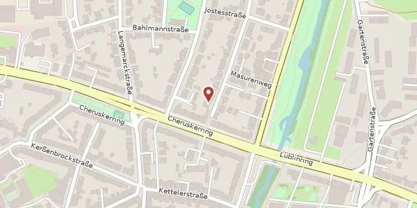 Karte der Umgebung von Flandernstr. 23, 48147 Münster