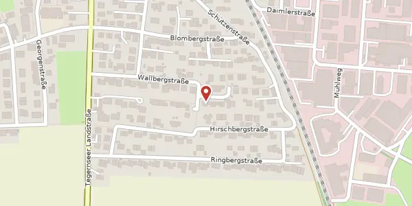 Karte der Umgebung von Wallbergstr. 24, 82054 Sauerlach