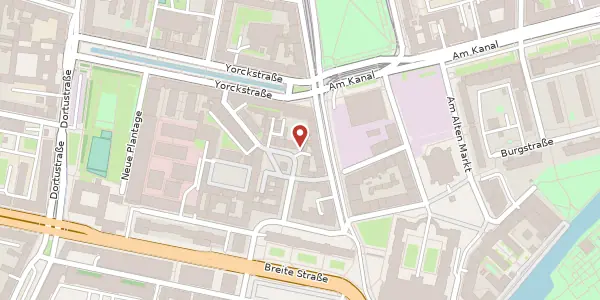 Karte der Umgebung von Am Neuen Markt 5, 14467 Potsdam