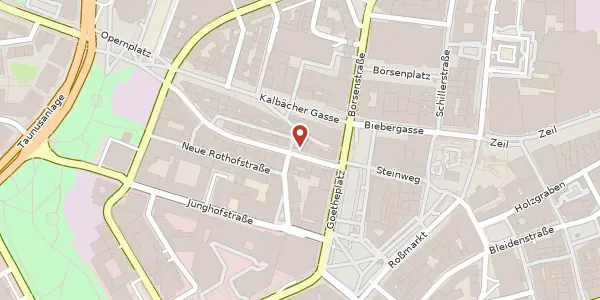 Karte der Umgebung von Goethestr. 10, 60313 Frankfurt
