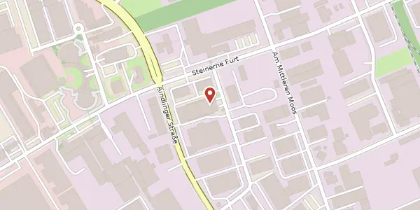 Karte der Umgebung von Affinger Str. 4, 86167 Augsburg