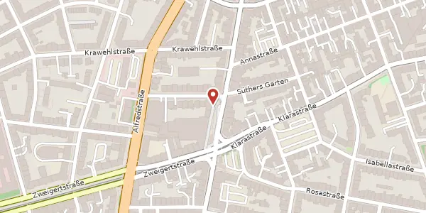 Karte der Umgebung von Rüttenscheider Str. 58-60, 45130 Essen