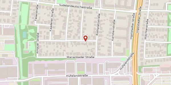 Karte der Umgebung von Naagerstr. 3 a, 80937 München