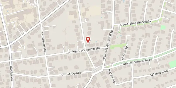 Karte der Umgebung von Wilhelm-Weber-Straße 33, 37073 Göttingen