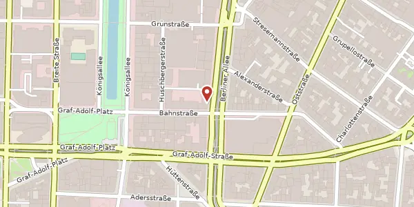 Karte der Umgebung von Berliner Allee 57, 40212 Düsseldorf