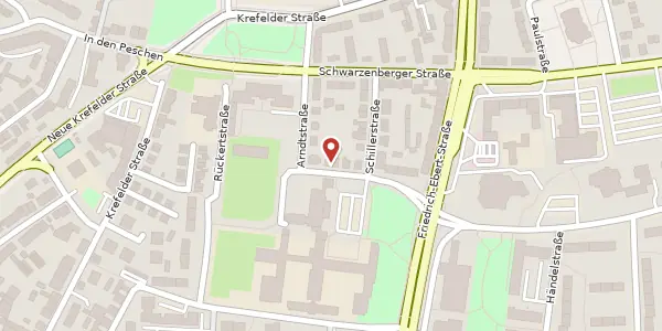 Karte der Umgebung von Goethestr. 12, 47226 Duisburg