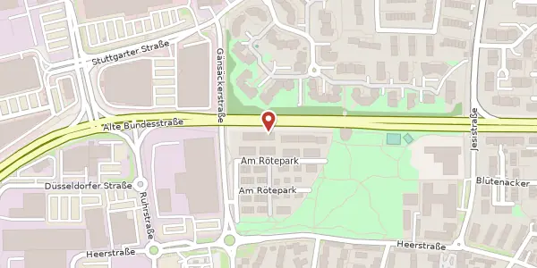 Karte der Umgebung von Am Rötepark 67, 71332 Waiblingen