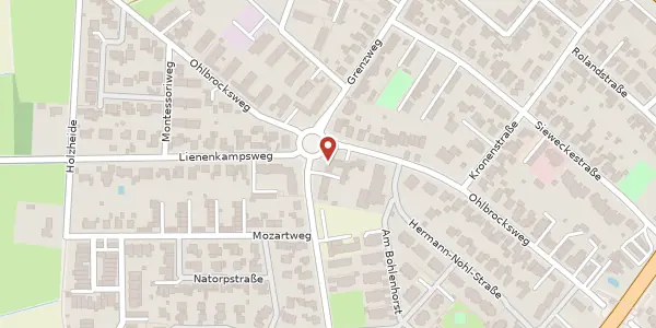 Karte der Umgebung von Grenzweg 46, 33334 Gütersloh