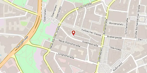 Karte der Umgebung von Goethestr. 26-28, 60313 Frankfurt