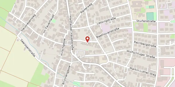 Karte der Umgebung von Robert-Stolz-Weg 10, 70794 Filderstadt