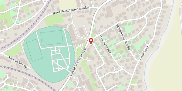 Karte der Umgebung von Deggendorfer Str. 44, 94447 Plattling