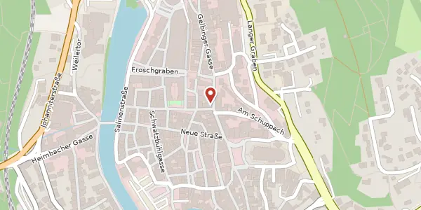 Karte der Umgebung von Marktstraße 9, 74523 Schwäbisch Hall