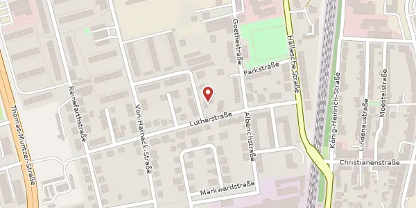 Karte der Umgebung von Lutherstraße 7, 06217 Merseburg