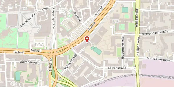 Karte der Umgebung von Ostwall 56, 44135 Dortmund