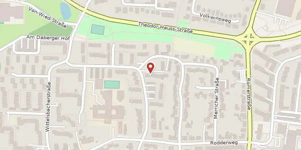 Karte der Umgebung von Wittelsbacherstr. 44, 50321 Brühl