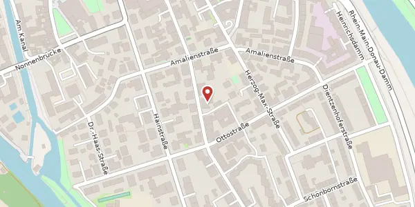 Karte der Umgebung von Schützenstraße 21, 96047 Bamberg