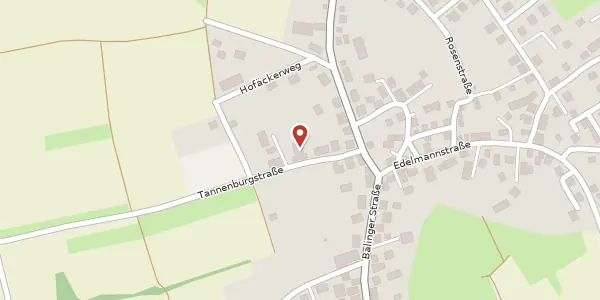 Karte der Umgebung von Tannenburgstraße 6, 72401 Haigerloch