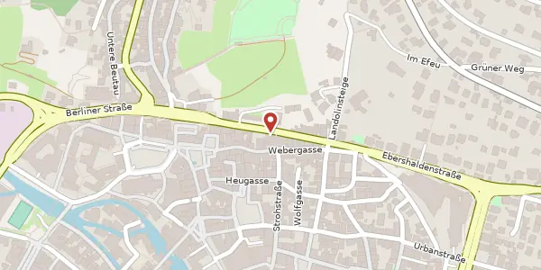 Karte der Umgebung von Augustinerstraße 5, 73728 Esslingen