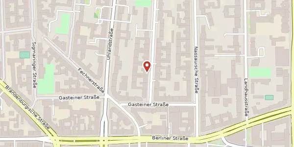 Karte der Umgebung von Holsteinische Straße 57, 10717 Berlin
