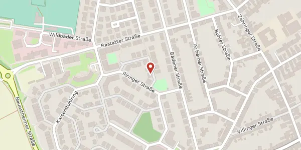Karte der Umgebung von Riegeler Weg 12, 68239 Mannheim