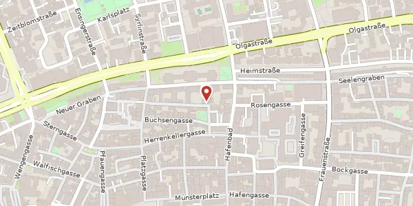 Karte der Umgebung von Hinter dem Brot 4, 89073 Ulm/Donau