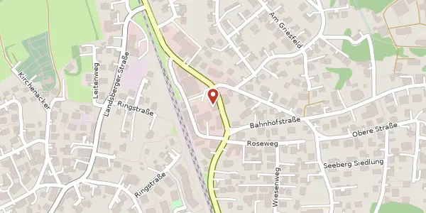 Karte der Umgebung von Uttinger Str. 6, 86938 Schondorf