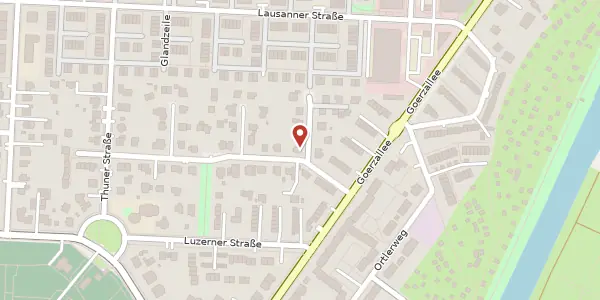 Karte der Umgebung von Aarberger Straße 18, 12205 Berlin
