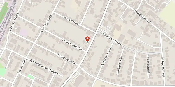 Karte der Umgebung von Starkenburger Str. 69 A, 64560 Riedstadt