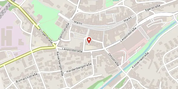 Karte der Umgebung von Leopoldstr. 11a, 95615 Marktredwitz