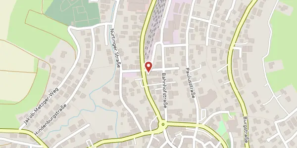 Karte der Umgebung von Stuttgarter Straße 10, 72639 Neuffen