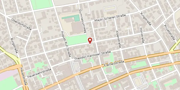 Karte der Umgebung von Alemannenstraße 24, 78224 Singen (Hohentwiel)