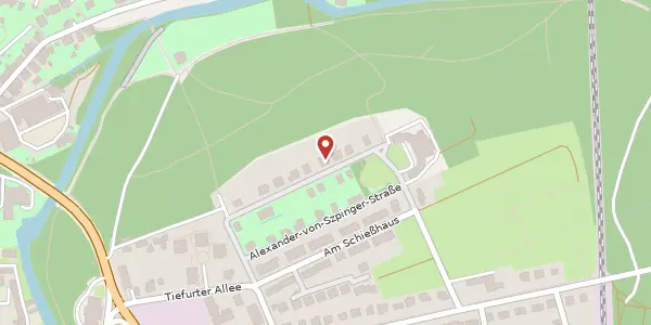 Karte der Umgebung von Friedrich-Nietzsche-Straße 13, 99425 Weimar