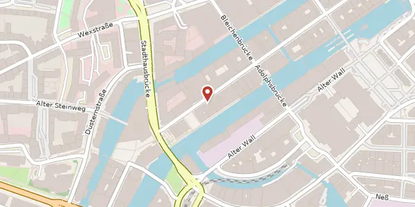 Karte der Umgebung von Neuer Wall 71, 20354 Hamburg