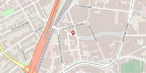 Karte der Umgebung von Arndtstr. 7, 33602 Bielefeld