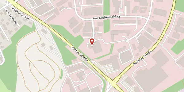 Karte der Umgebung von Am Kiefernschlag 22, 91126 Schwabach