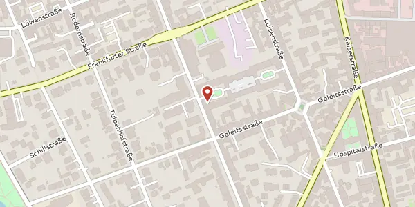 Karte der Umgebung von Ludwigstr. 51, 63067 Offenbach