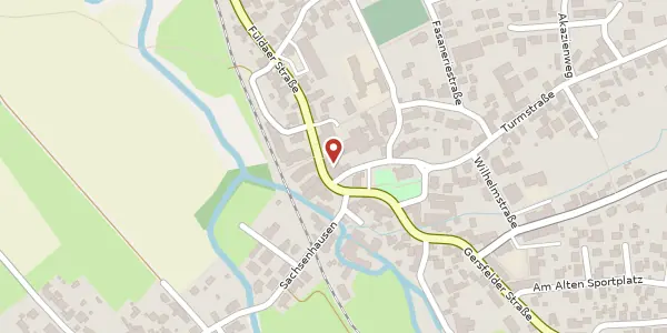 Karte der Umgebung von Fuldaer Straße 2, 36124 Eichenzell