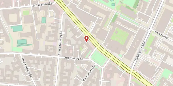 Karte der Umgebung von Hardenbergstraße 10, 10623 Berlin