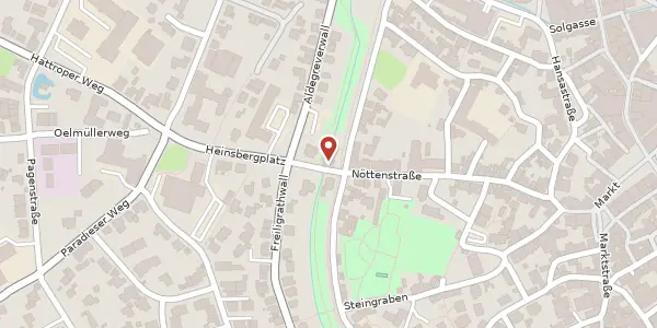 Karte der Umgebung von Nöttentor 2, 59494 Soest