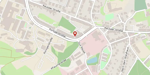 Karte der Umgebung von Röntgenstraße 35, 08529 Plauen