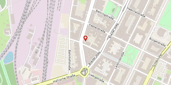 Karte der Umgebung von Otto-von-Guericke-Straße 57, 39104 Magdeburg